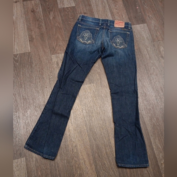 Lucky Brand Blue Boot Cut Jeans with Classic Style Size 4/27 - Picture 3 of 4